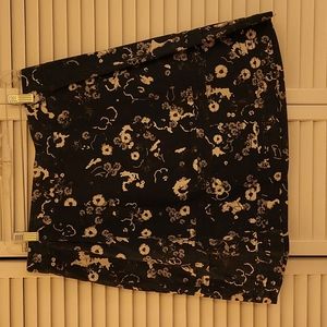 Ann Taylor Loft flower pattern skirt